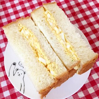 辛子マヨネーズの卵サンド☆